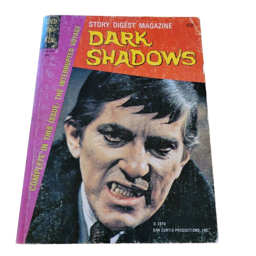 Dark Shadows Story Digest Magazine Vol 1 No 1 June 1970 Gold Key Barnabas Collin